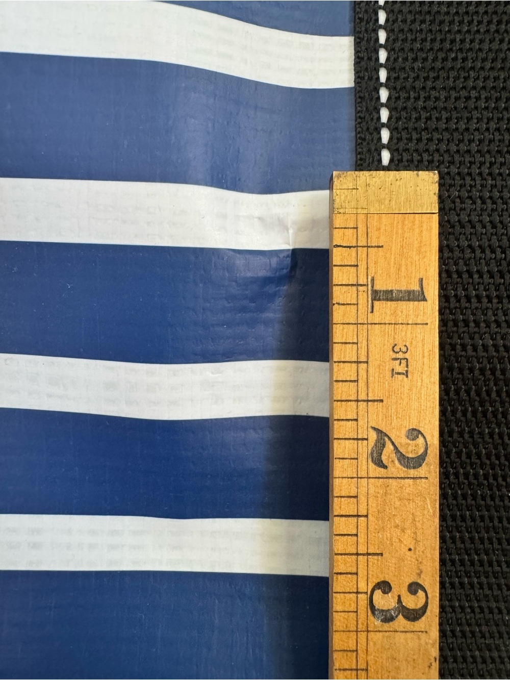 Scout Blue and White Deano Striped Tote - Picture 7 of 8